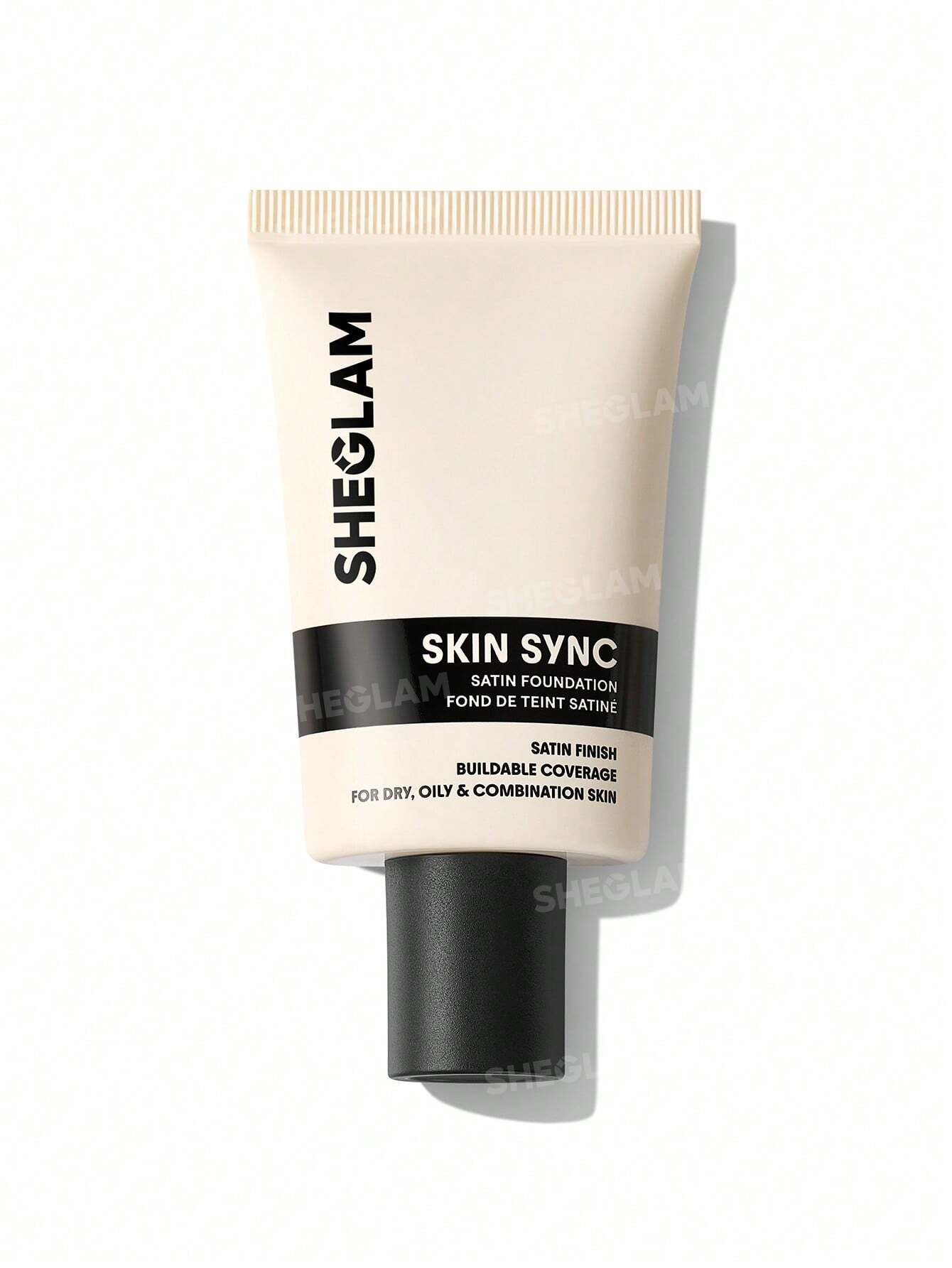کرم پودر شیگلم مدل Skin Sync Satin با جلوه طبیعی و آبرسان، حجم ۳۰ میلی‌لیتر