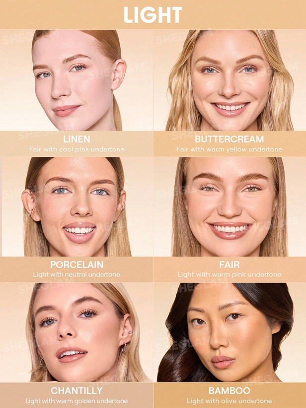 کرم پودر شیگلم مدل Skin Sync Satin با جلوه طبیعی و آبرسان، حجم ۳۰ میلیلیتر