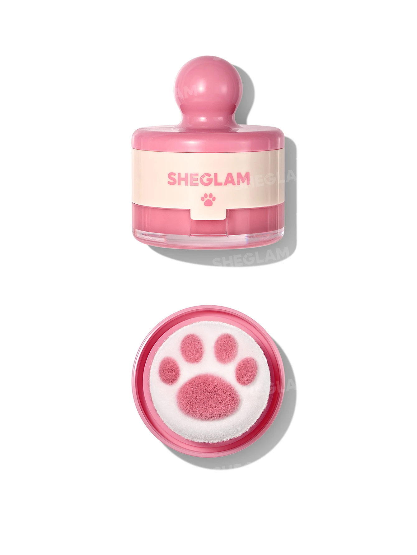 رژگونه پنجه گربه‌ای شیگلم مدل Cutie Paw Blush Stamp با جلوه مات، وزن ۳ گرم