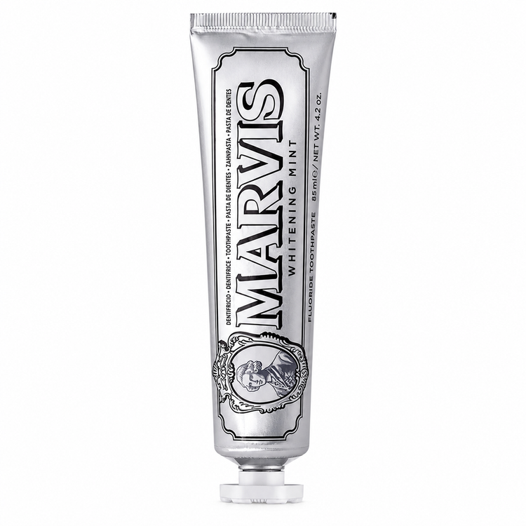 خمیردندان سفیدکننده مارویس مدل Whitening Mint با طعم نعناع، حجم ۸۵ میلیلیتر