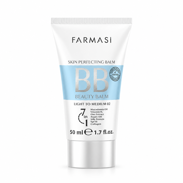 بیبی کرم فارماسی مدل Beauty Balm با پوشانندگی طبیعی و SPF 15، حجم ۵۰ میلیلیتر