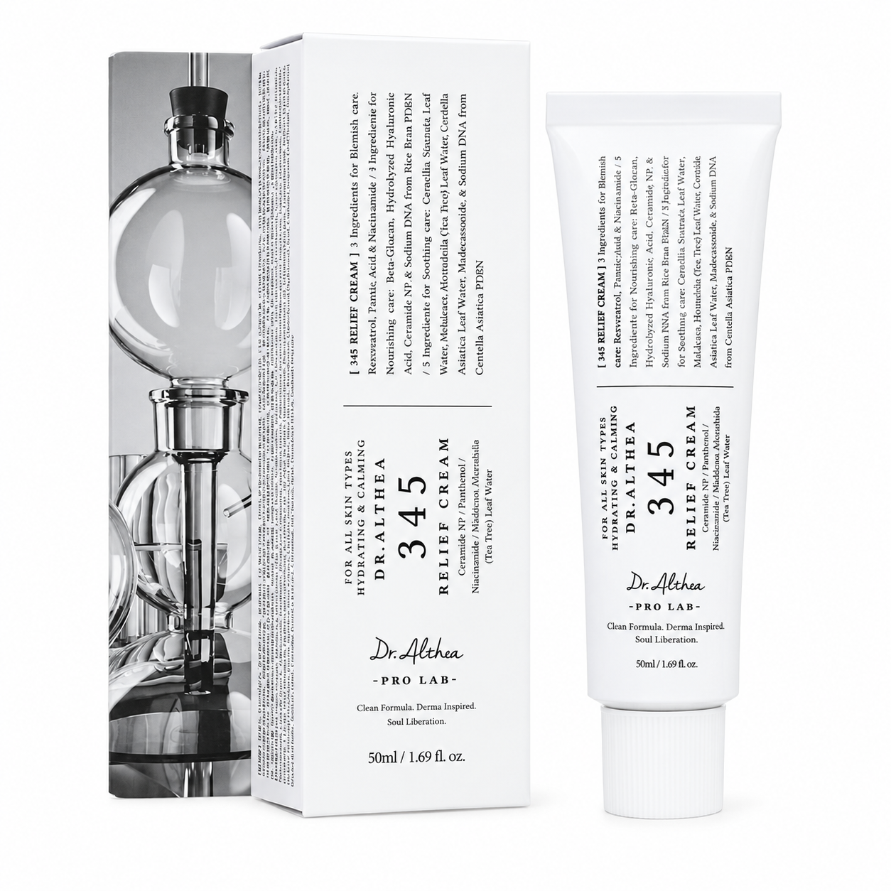 کرم ترمیم‌کننده و تسکین‌دهنده دکتر آلتیا 345 Relief Cream حجم ۵۰ میلی‌لیتر