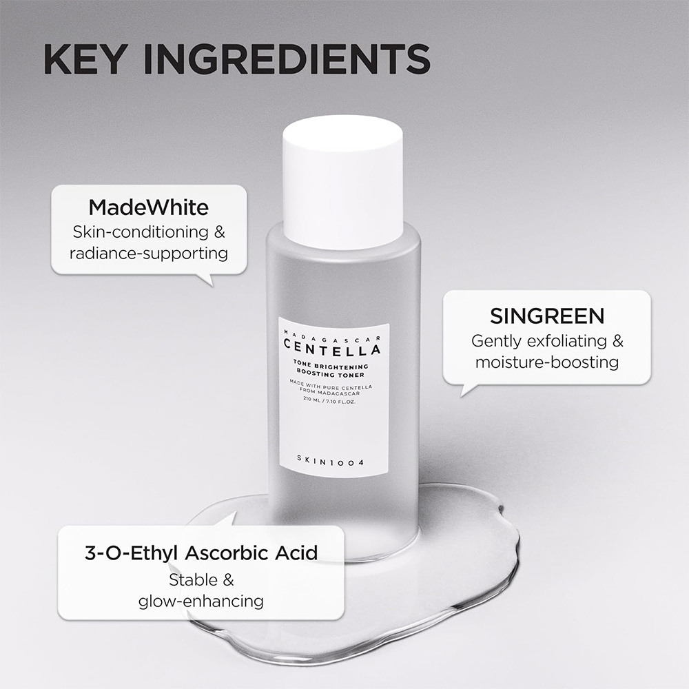 تونر بوستر ضد لک و روشن کننده سنتلا اسکین 1004  Skin1004 Centella Tone Brightening Boosting Toner