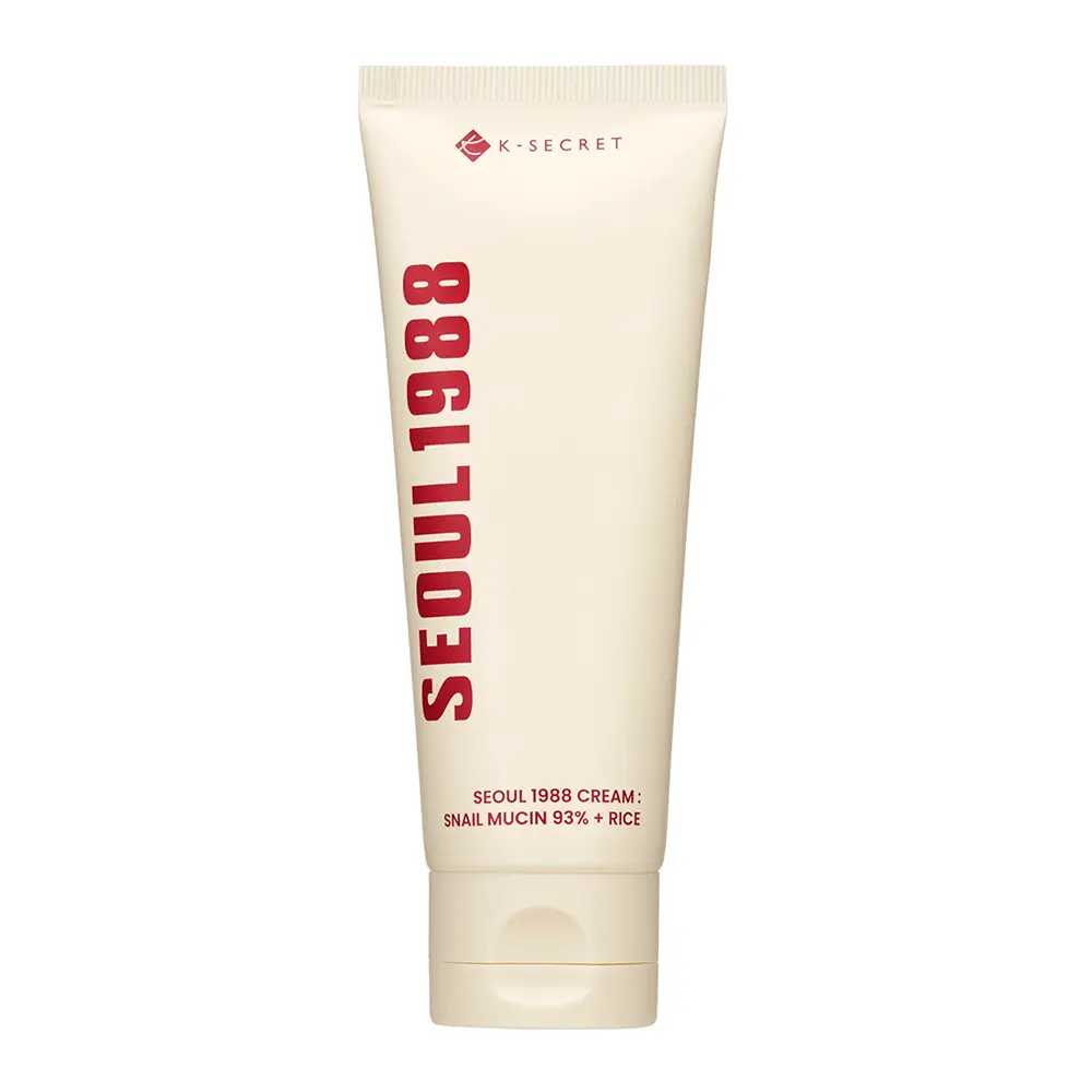 کرم چندکاره ترمیم کننده موسین حلزون و برنج سئول 1988 کی سکرت  K-SECRET SEOUL 1988 Snail Mucin 93% Cream