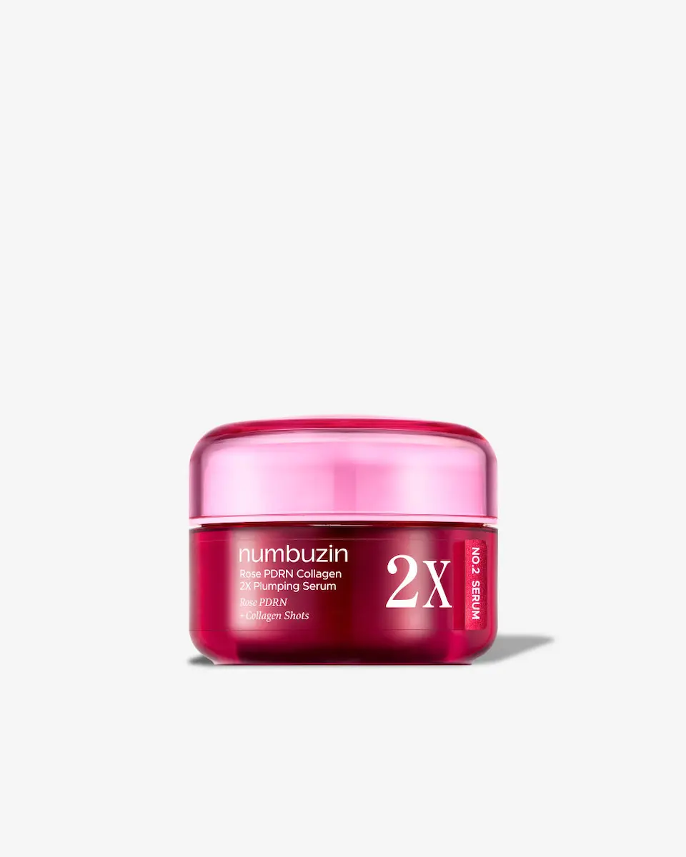 سرم ژله‌ای کلاژن ساز و حجم دهنده PDRN رز شماره 2 نامبوزین  numbuzin No.2 Rose PDRN Collagen 2X Plumping Serum