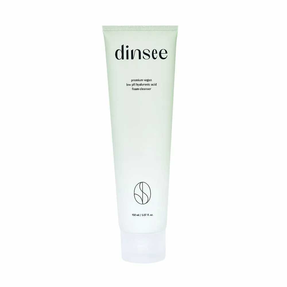 فوم شوینده وگان «دینسی» (Dinsee) حاوی هیالورونیک اسید و با pH ملایم  Dinsee Premium Vegan Low pH Hyaluronic Acid Foma Cleanser 150m