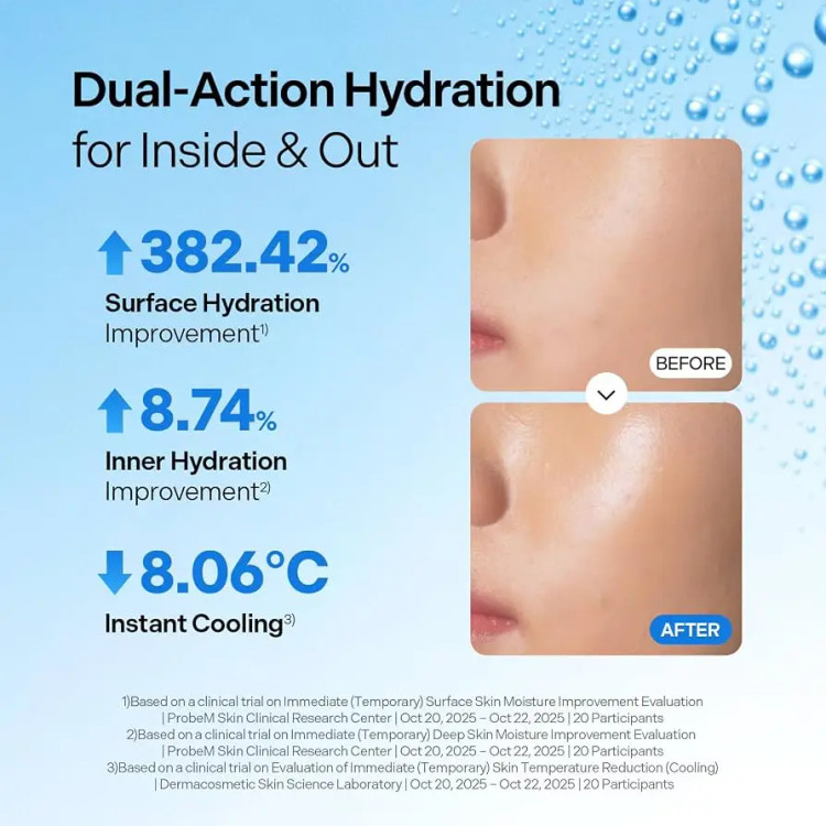 میست آبرسان و درخشان کننده توریدن مدل dive in Torriden DIVE IN Hyaluronic Acid Glow Mist Serum
