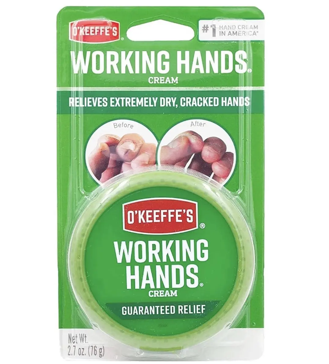 کرم ترمیم کننده فوق‌العاده قوی دست اوکیفس مخصوص ترک انگشت دست و پا  O'Keeffe's Working Hands Hand Cream