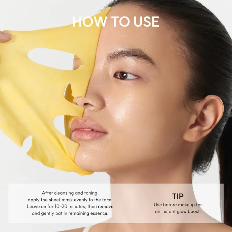 ماسک ورقهای بوسترشات ویتامین C آرنسیا روشن کننده و ضدلک Arencia Vitamin C Booster Shot Sheet Mask (Pack of 5)