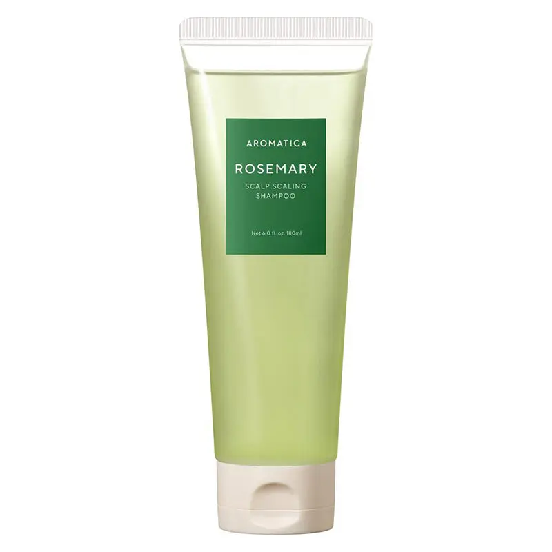 شامپو ضدشوره و ریزش لایه‌بردار و پاک‌کننده پوست سر رزماری آروماتیکا  AROMATICA Rosemary Scalp Scaling Shampoo