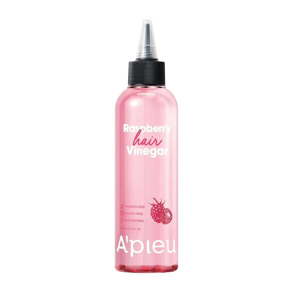 محلول اسکالپ مو و پوست سر A’PIEU با عصاره تمشک | A’PIEU Raspberry Scalp Vinegar Hair Rinse 200ml