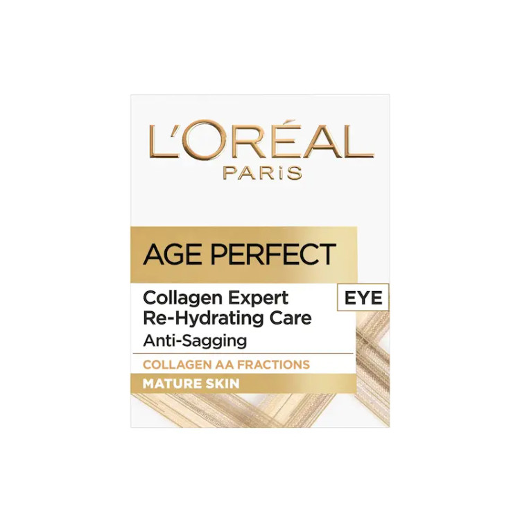 کرم دور چشم آبرسان کلاژن جوانساز و لیفتکننده ایج پرفکت لورال پاریس L’Oréal Paris Age Perfect Eye Cream