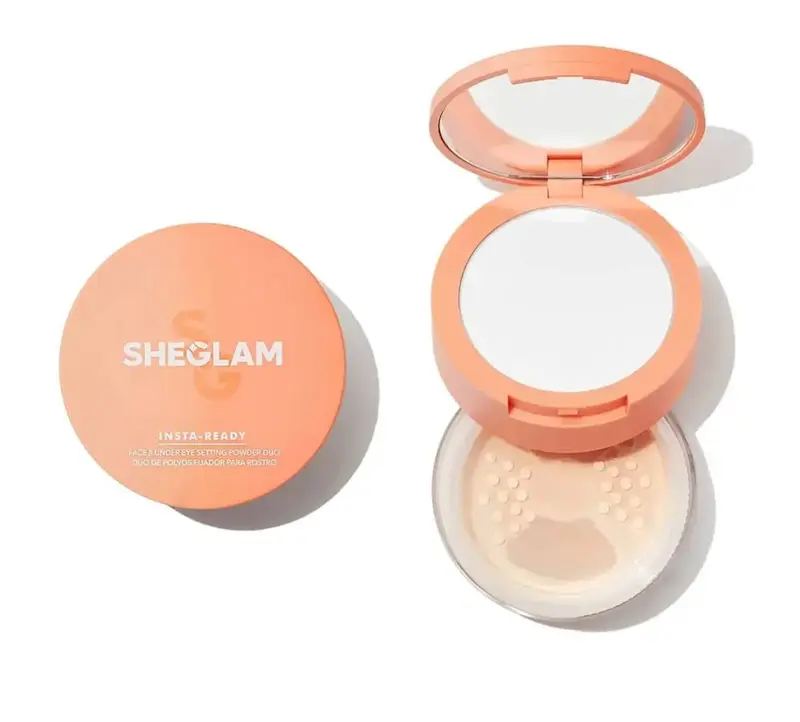 پودر فیکس دو منظوره شیگلم sheglam Insta ready - رنگ: بیسکویتی