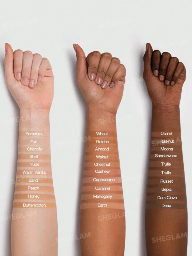 کرم پودر پرو لانگ مات شیگلم sheglam complexion pro long matte foundation -