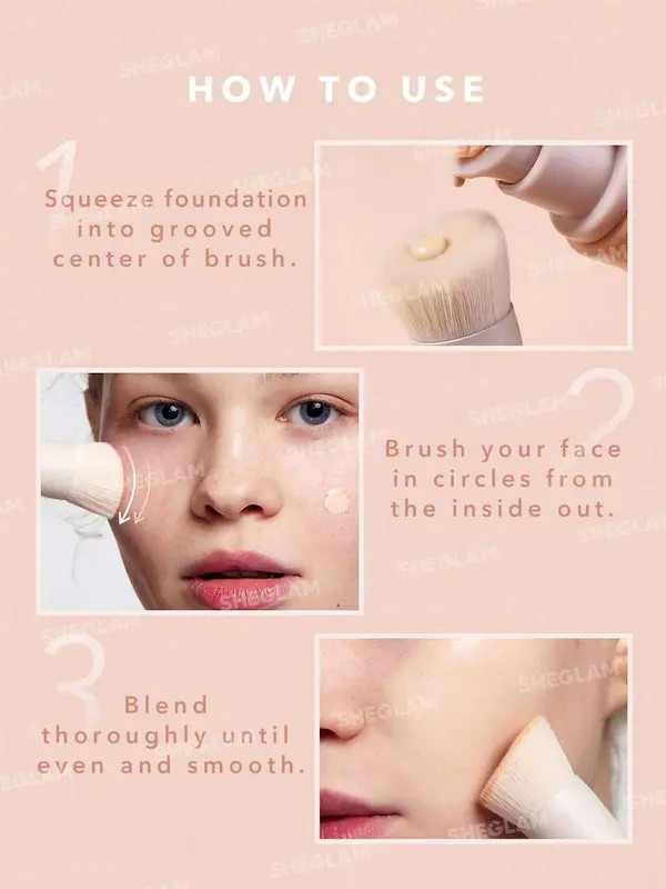 براش کرم پودر شیگلم Skinfinite Foundation Brush sheglam