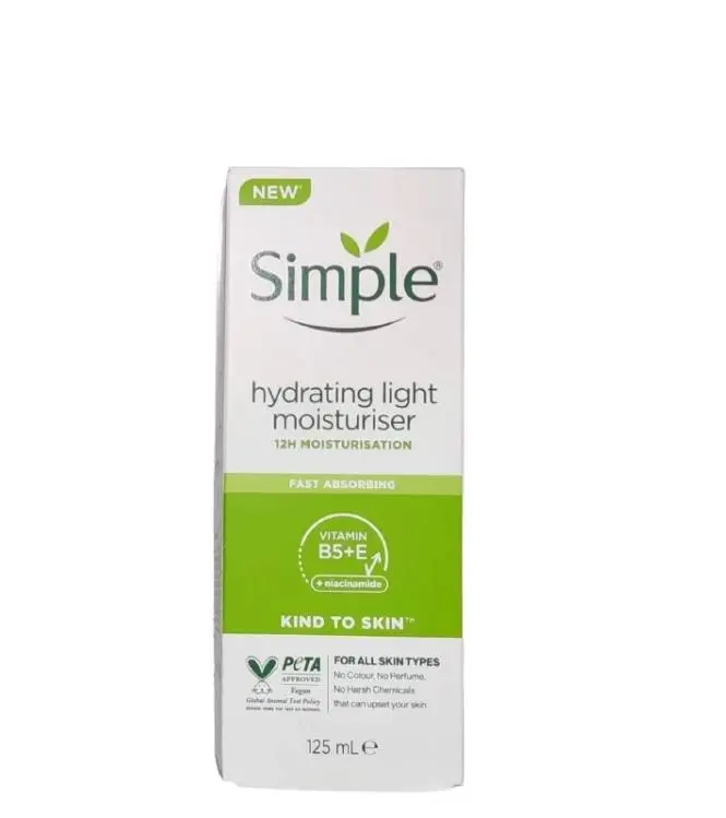 کرم آبرسان و مرطوب کننده سیمپل مدل لایت: Simple hydrating light moisturiser