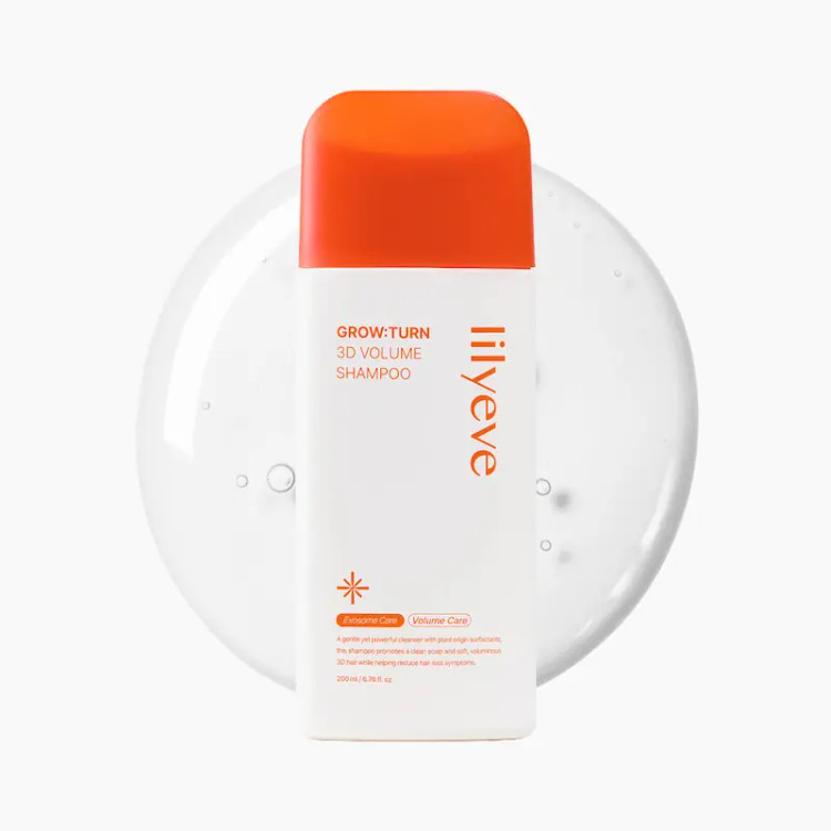 شامپو ضد ریزش و حجم دهنده موی لیلیوئه Lilyeve GrowTurn 3D Volume Shampoo with Brush