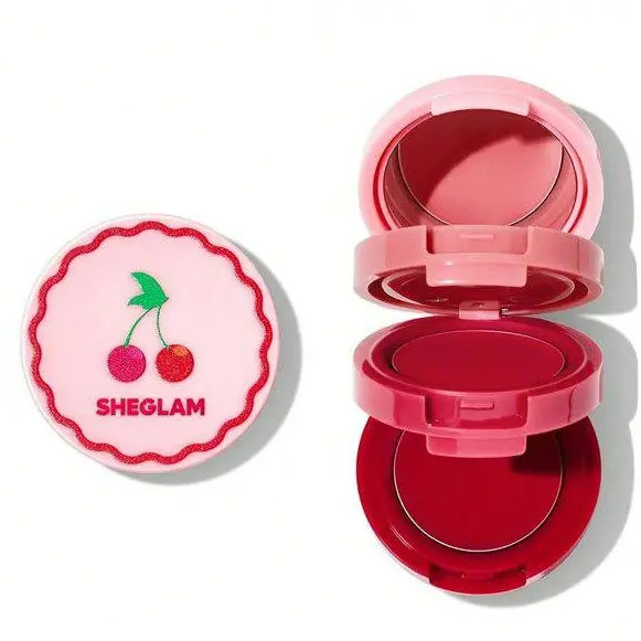 • ست کرمی رژلب و رژگونه شیگلم SHEGLAM رنگ Very Cherry - رنگ: Very Cherry