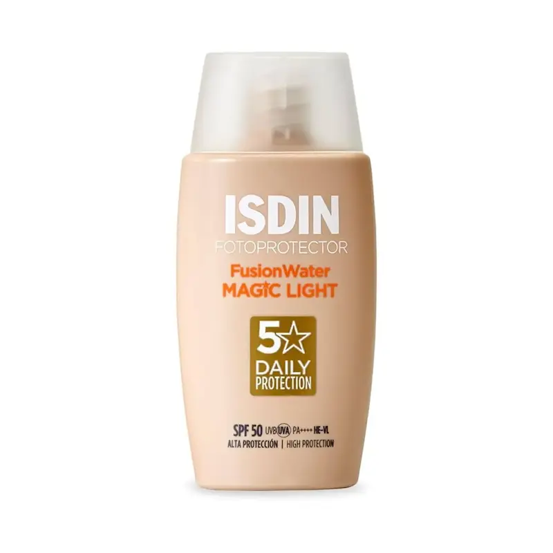 ضد آفتاب رنگی لایت LIGHT ایزدین فیوژن واتر:  ISDIN Fusion Water Color Fotoprotector ISDIN Fusion Water Color Light SPF 50