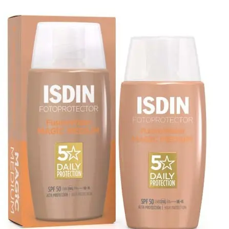 ضد آفتاب فیوژن واتر رنگ مدیوم ایزدین: Fotoprotector ISDIN Fusion Water  Color SPF 50