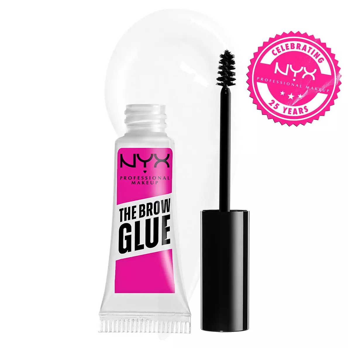 ژل ابرو نیکس برای فیکس و حالت‌دهی حرفه‌ای ابرو  NYX The Brow Glue Instant Brow Styler